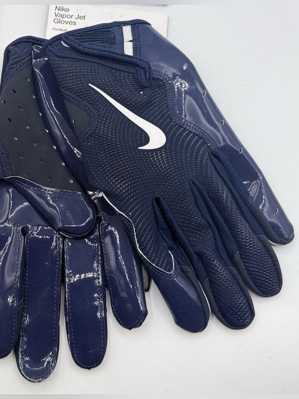 Nike Vapor Jet 8.0 PE Football Gloves Navy HF0315-472 Men’s Size XXL 2XL NWT $65